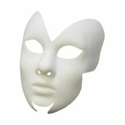 Venetiaans Masker Wit - Fantasy