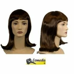 Theaterpruik Pony Halflang Bruin