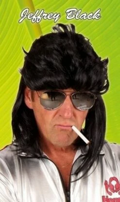 Pruik Jeffrey Zwart