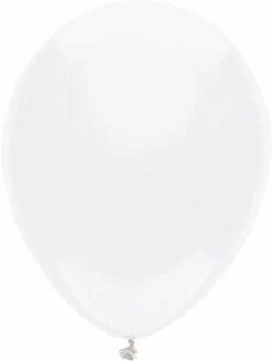 Ballonnen Wit (30cm) 10st