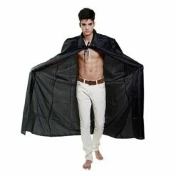 Cape 56" Satin Zwart