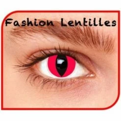 Kleurlenzen Kattenogen Rood Maandlenzen