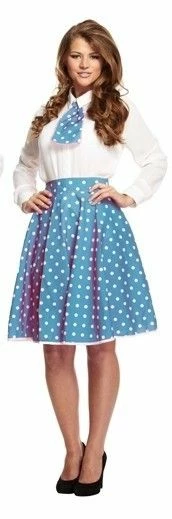 Rock And Roll Rok + Blauwe Stropdas